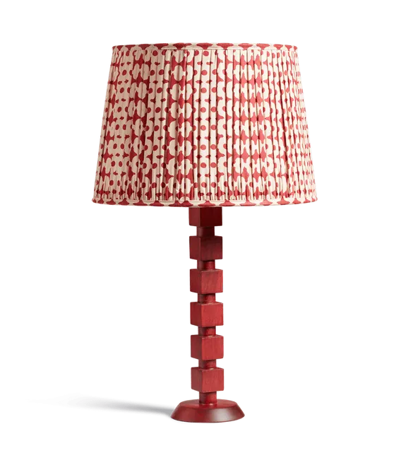 Huxley Table Lamp Base - Brushed Red