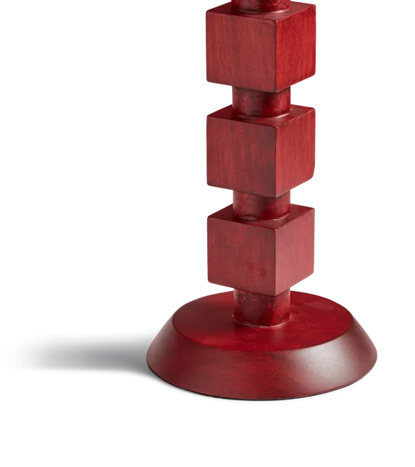 Huxley Table Lamp Base - Brushed Red