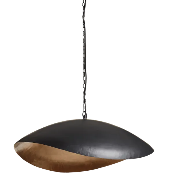 Ostra Pendant Lamp - Black/Brass